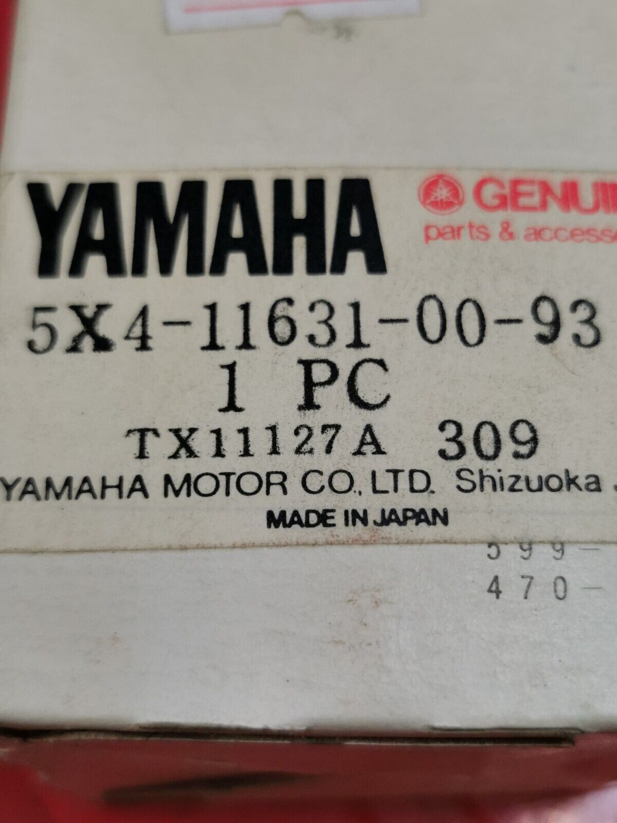 NOS YAMAHA YZ125 1982 PISTON STD 5X4-11631-00-93 Y34