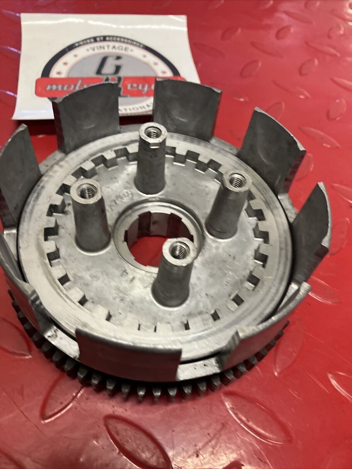 Honda XL200R 1984 clutch basket hub pressure plate 1983 2