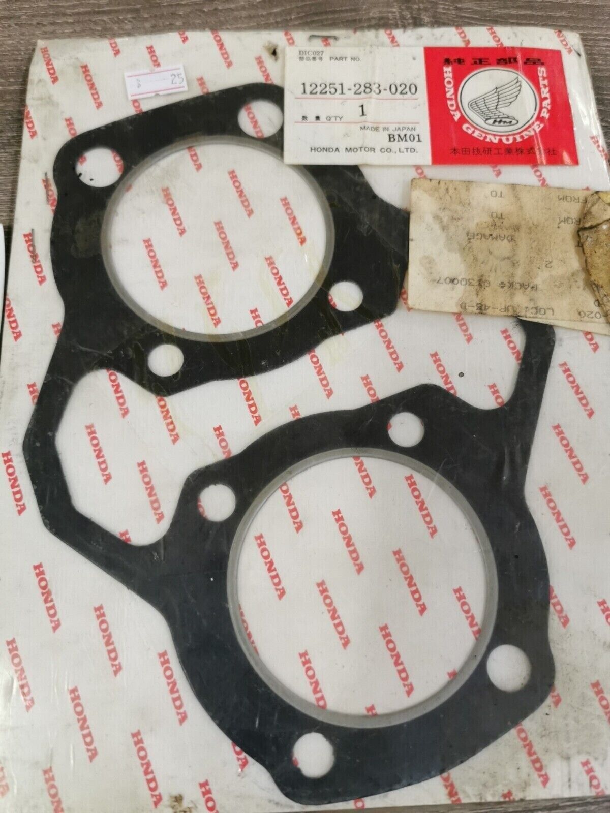 NOS HONDA CB450 CL450 GASKET CYLINDER HEAD 12251-283-020 H61