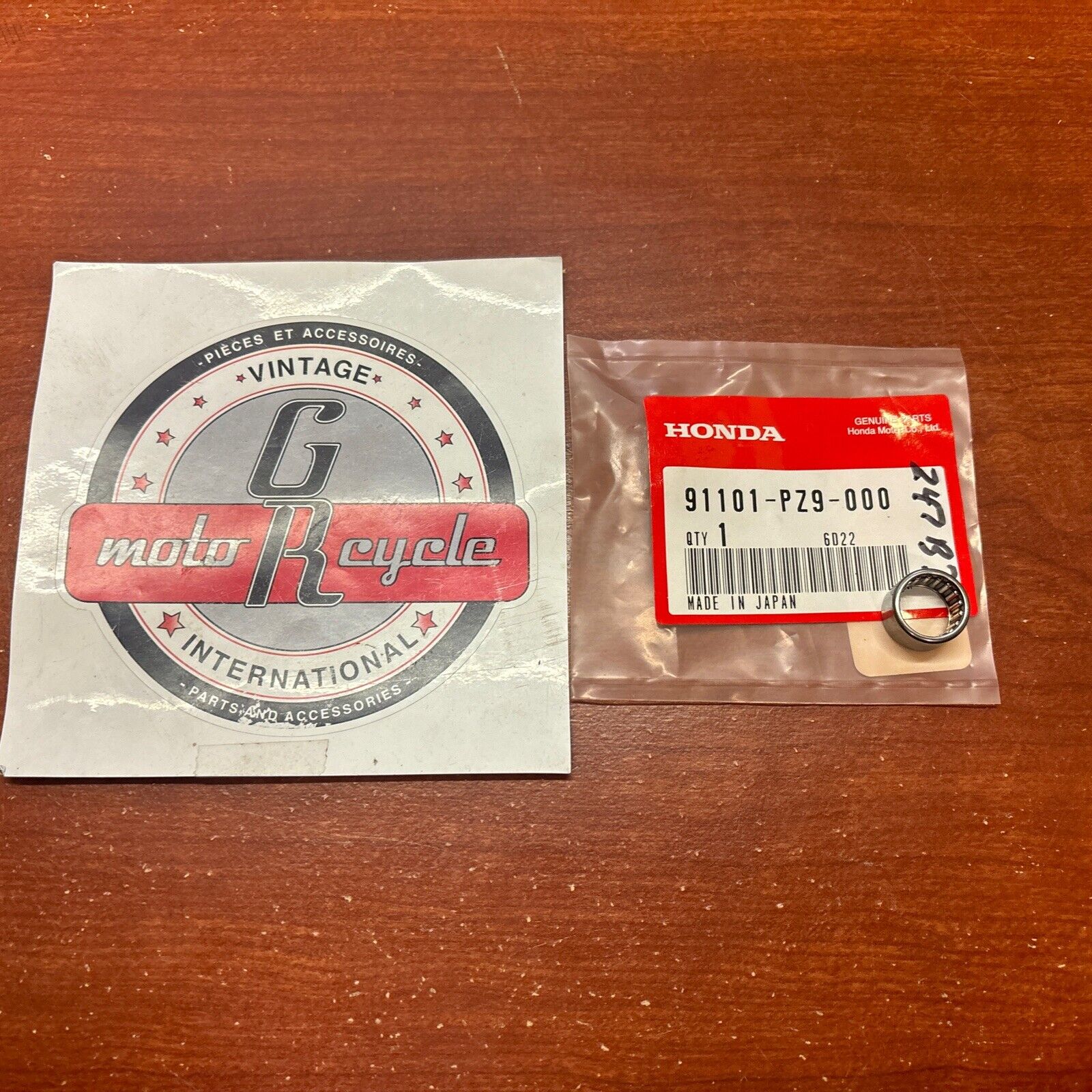 NOS Honda CBR250R CBR600RR CR250R NEEDLE BEARING 12X16X10 91101-PZ9-000 H162