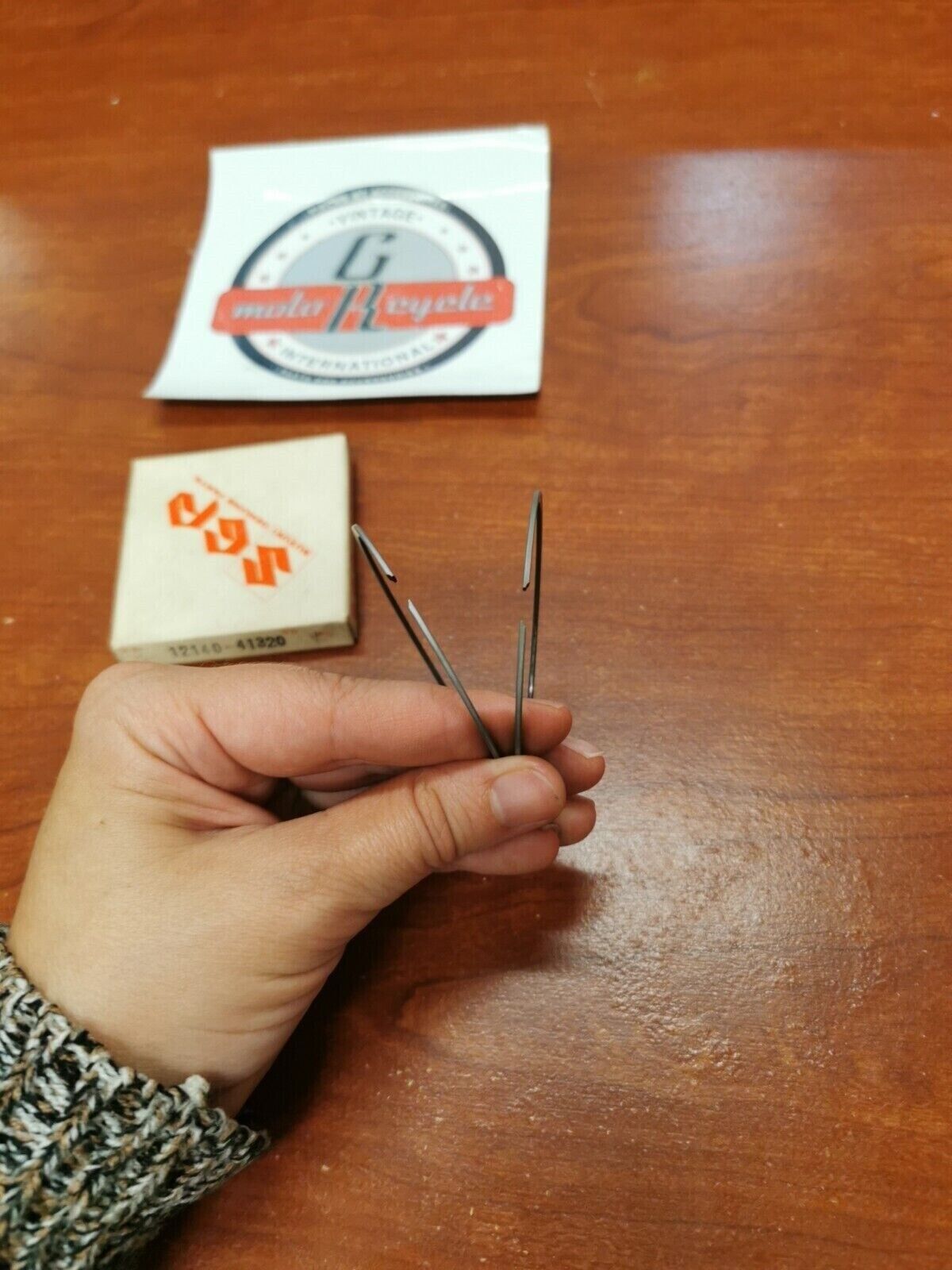 NOS Suzuki RM125 PISTON RING SET 12140-41320 S17