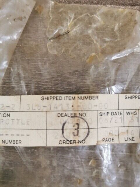 NOS YAMAHA LC50G PW50 QT50F QT50S SPRING THROTTLE SCREW 3L6-14133-00-00 Y191