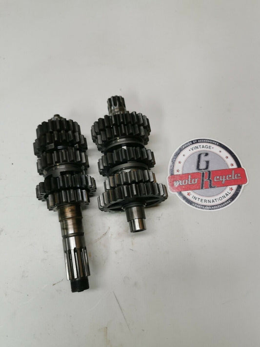 Honda CR250R 1985 Transmission mainshaft countershaft shaft input output gear 2