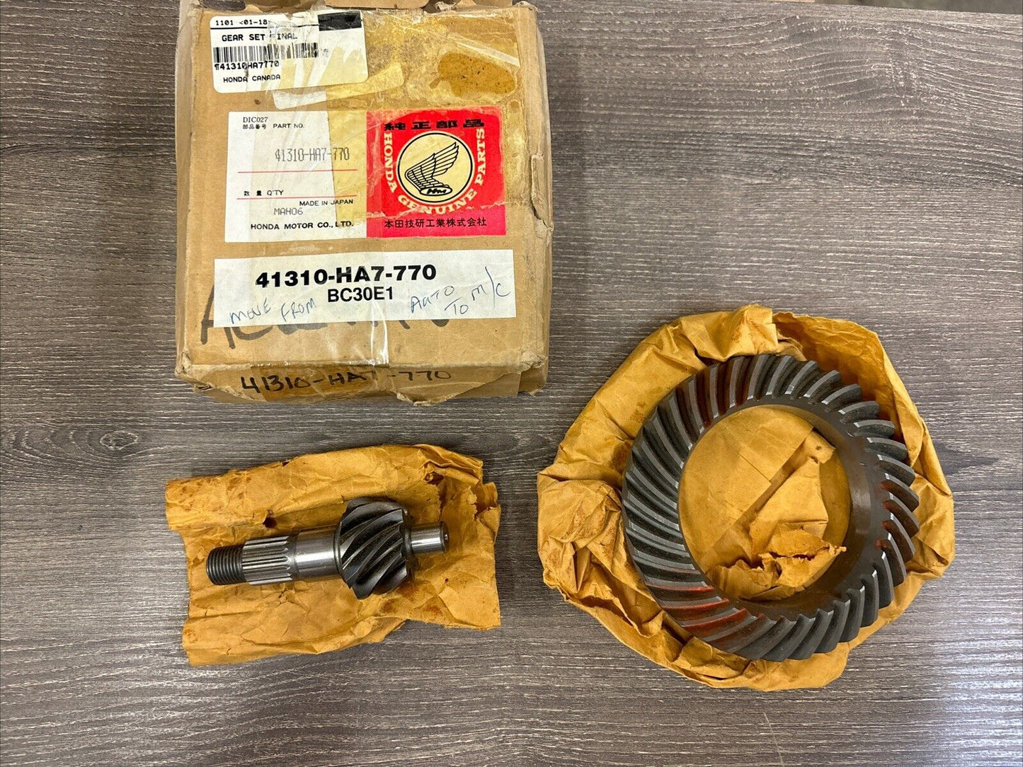 NOS Honda TRX350 FINAL GEAR 41310-HA7-770 H115