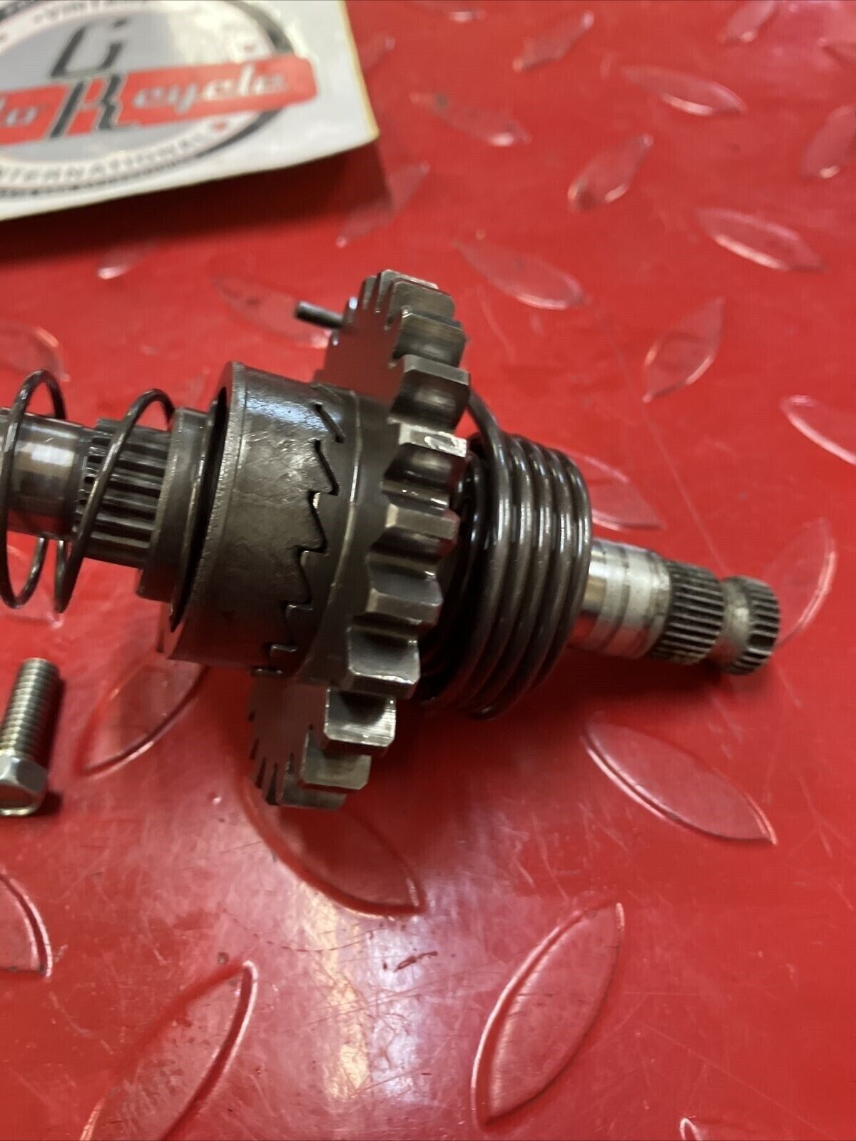Honda CR80R 1990 kickstarter kick starter spindle shaft gear 28211-GC4-600 2
