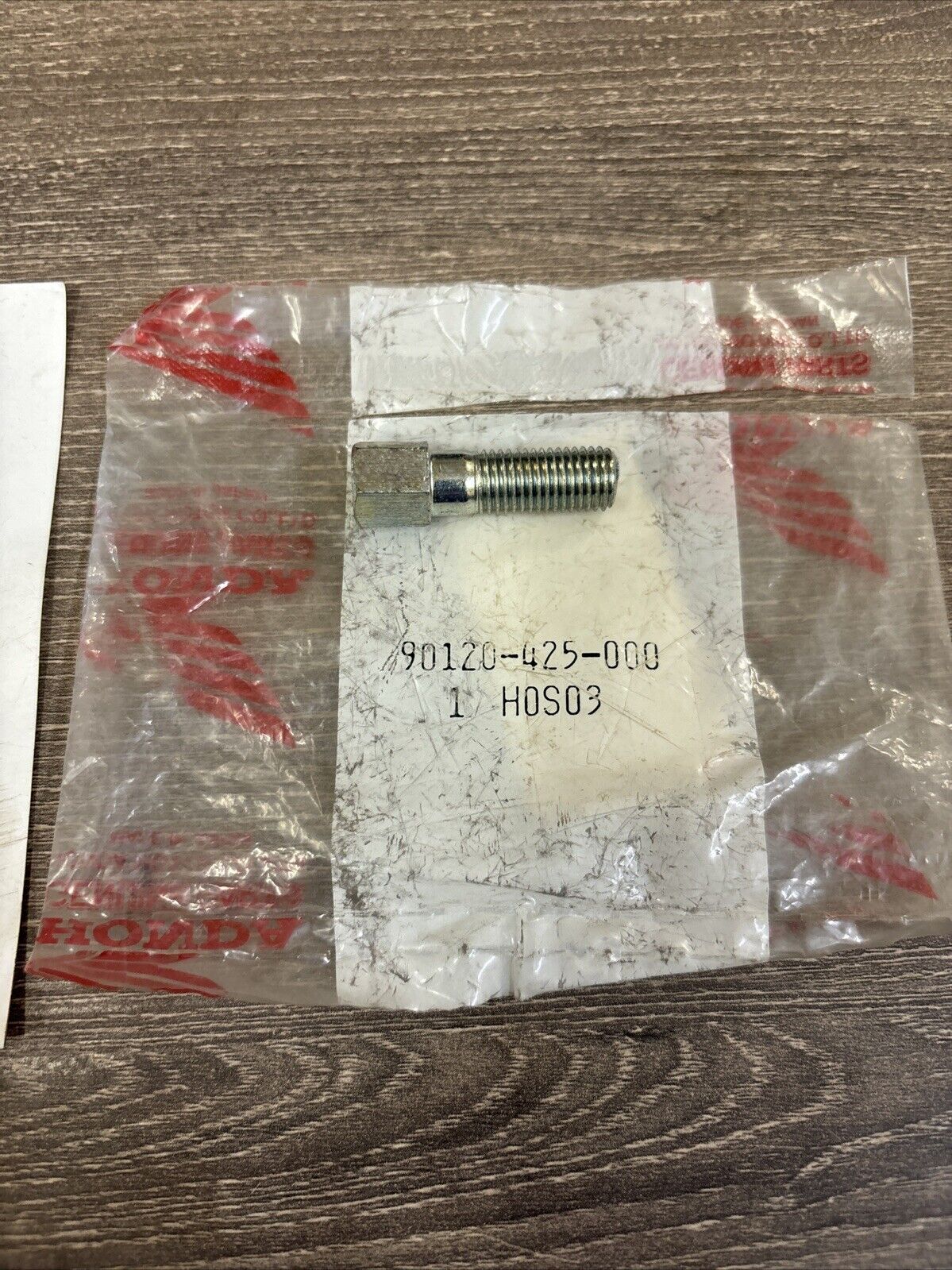 NOS Honda CB650 CB750F K CB900F HEADLIGHT BOLT 90120-425-000 H131