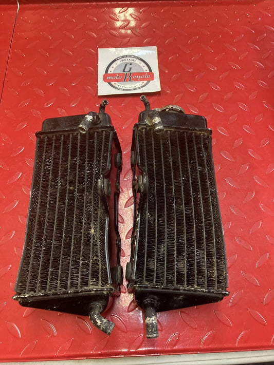 Honda CR250R 1986 Radiator left right 1987 19010-KS7-000 2
