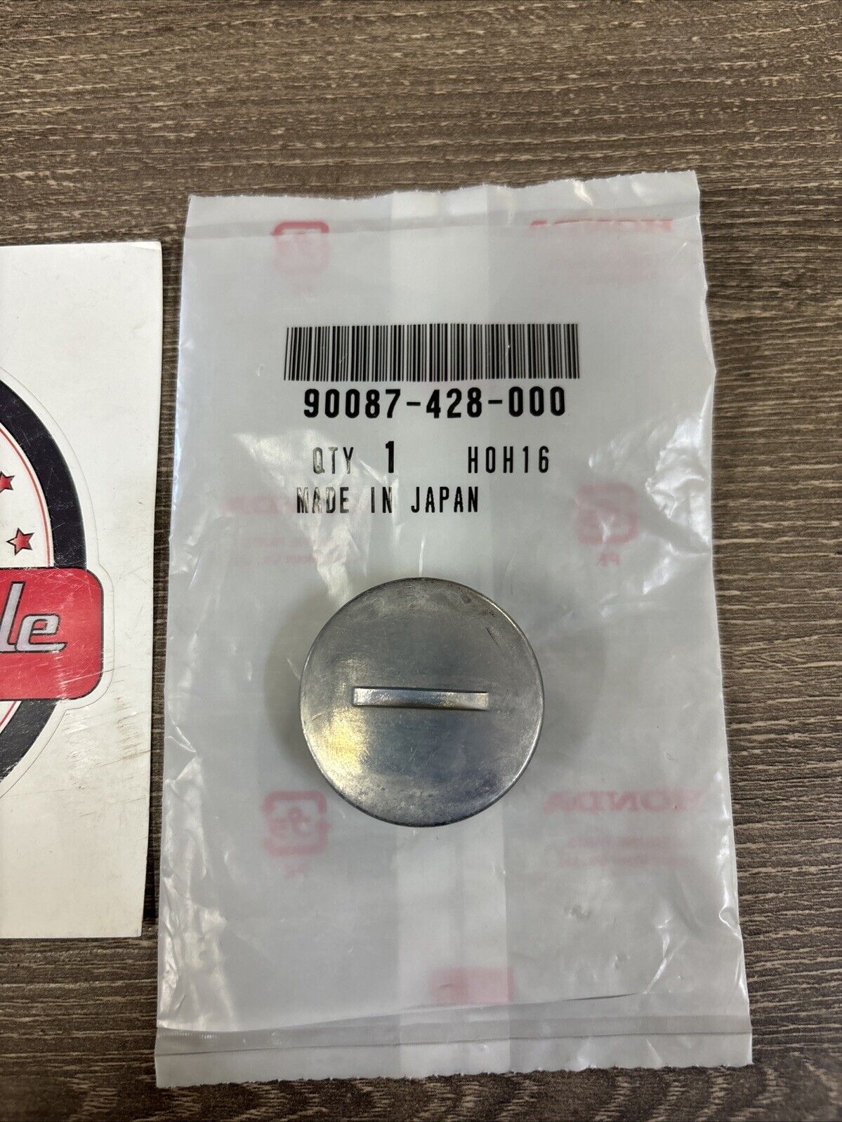 NOS Honda ATC250ES CT110 XL125S CAP 30MM 90087-428-000 H135