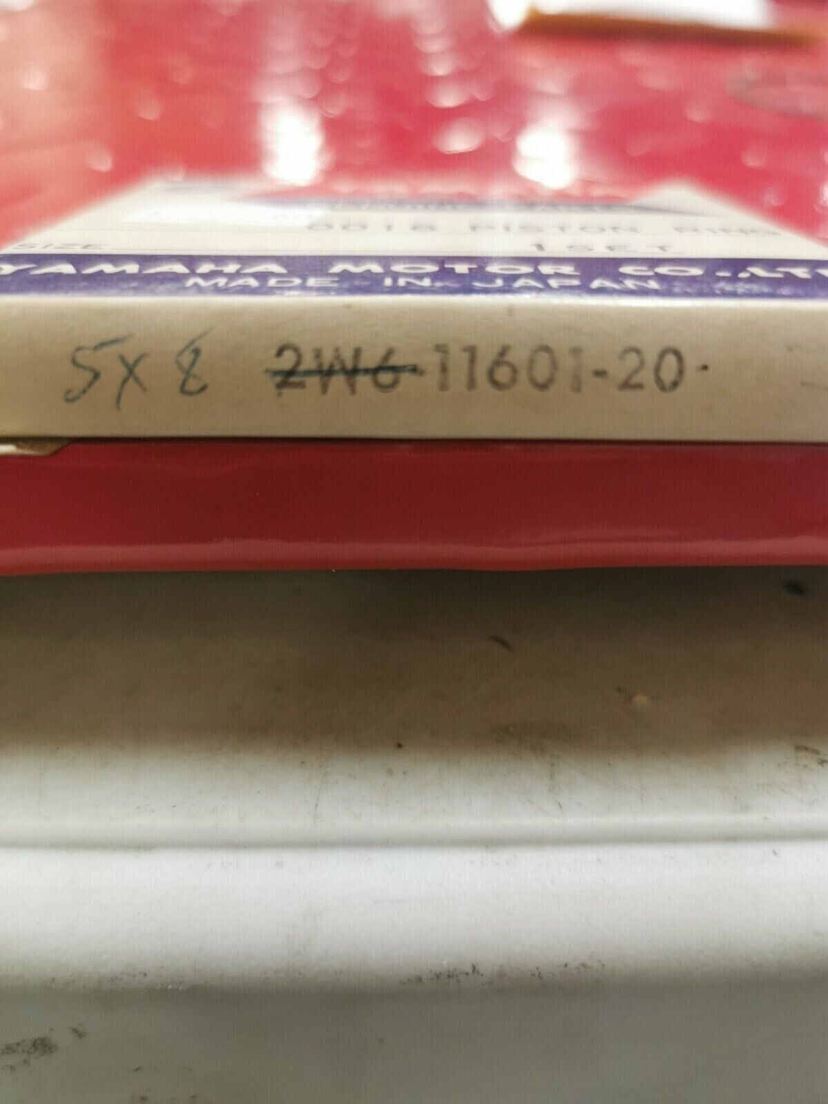 NOS YAMAHA PISTON RING SET 0.50MM 2W6-11601-20 5X8-11601-20 SUB 3JM-11601-20 Y27