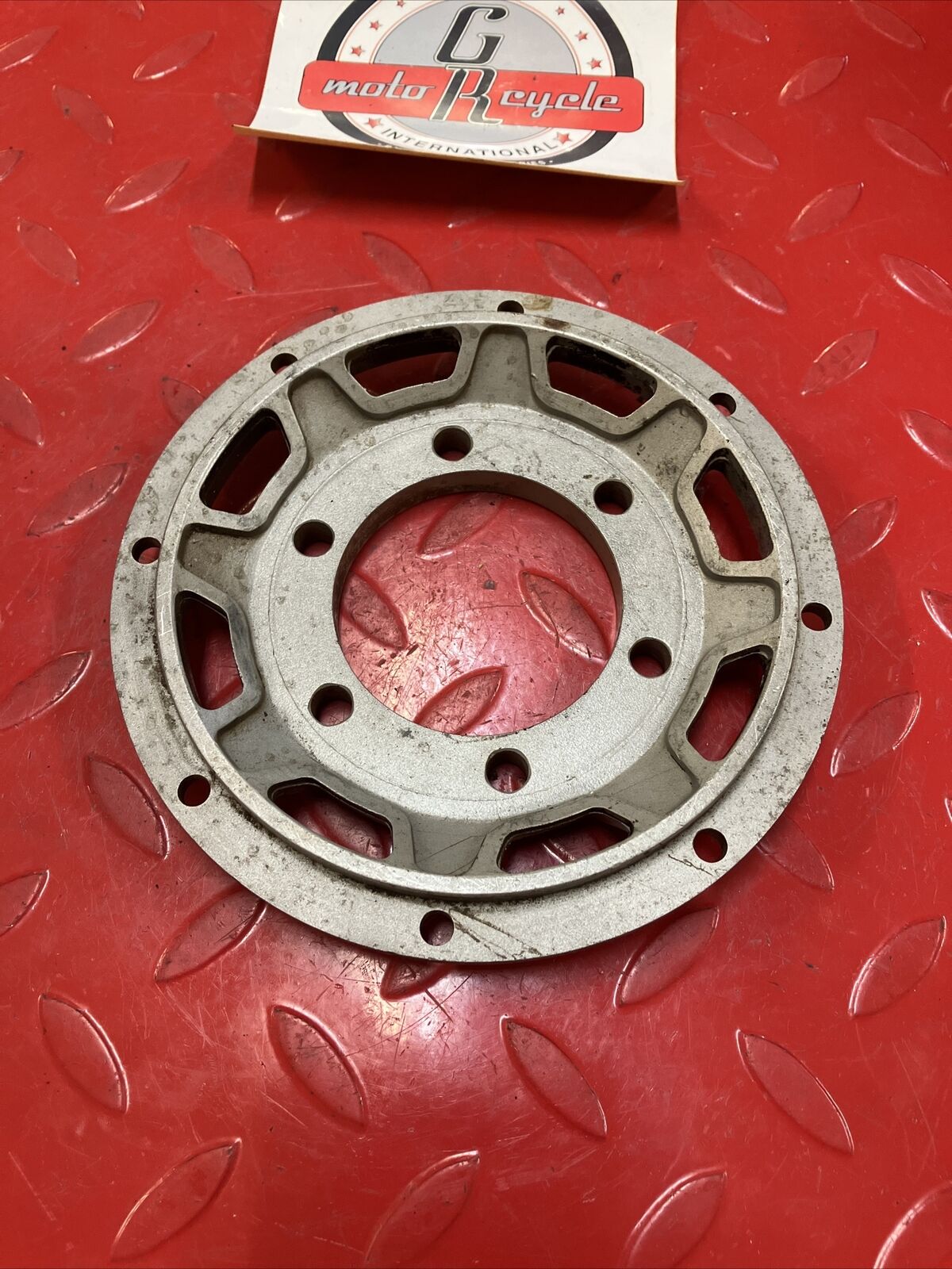 Yamaha RD400 1977 brake disk rotor bracket holder 1976 1978