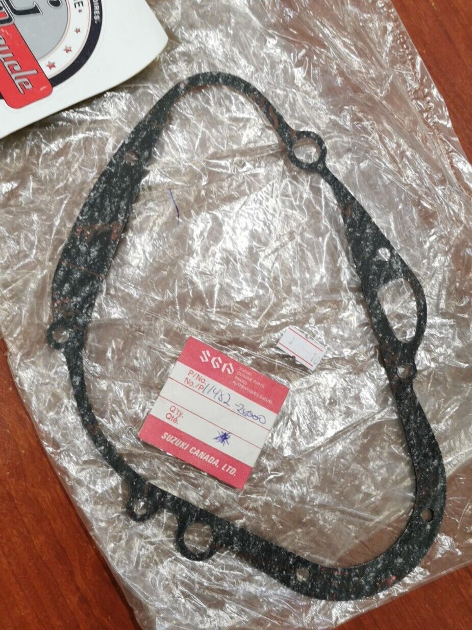NOS Suzuki RM100 RM125 CLUTCH COVER GASKET 11482-28000 SUB. 11482-28001 S31