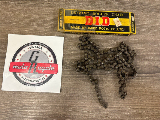 NOS D.I.D ROLLER CHAIN MISSING LINK DID219T-122L J62