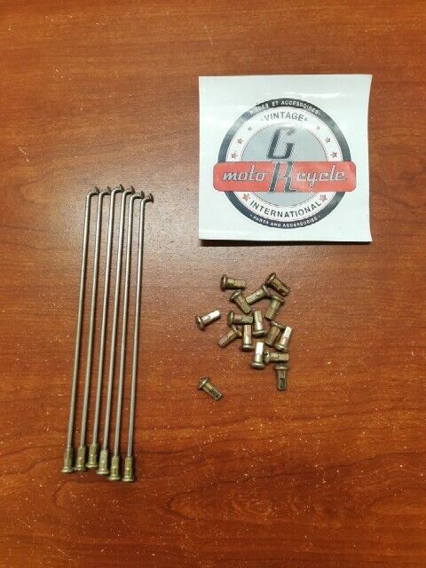 NOS Yamaha DT100 LT2M LTMX SPOKE KIT INCOMPLETE 276-25104-10-00 Y140