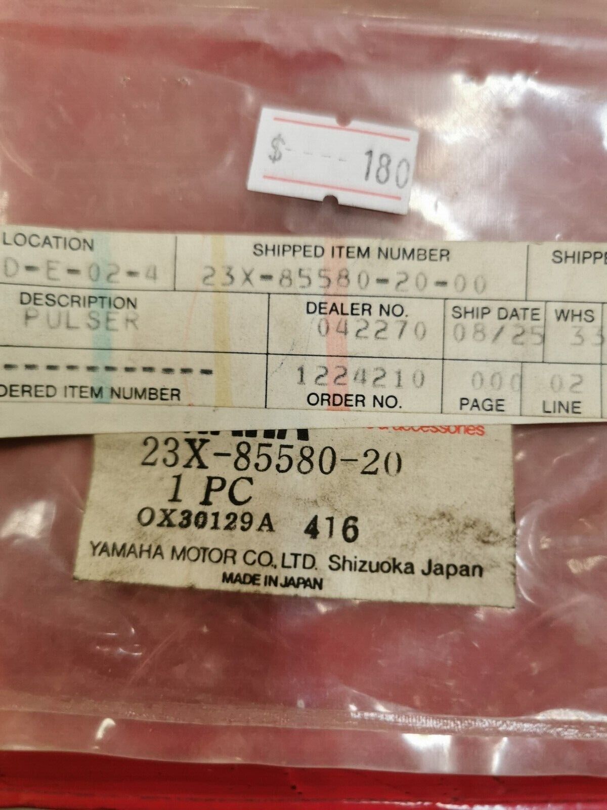 NOS Yamaha IT250 YZ490 WR500 COIL PULSER 23X-85580-20-00 Y22