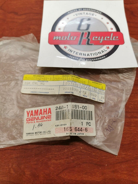 NOS Yamaha AT1 CT2 DT125 MX125 YZ100 CYLINDER HEAD GASKET 248-11181-00-00 Y78