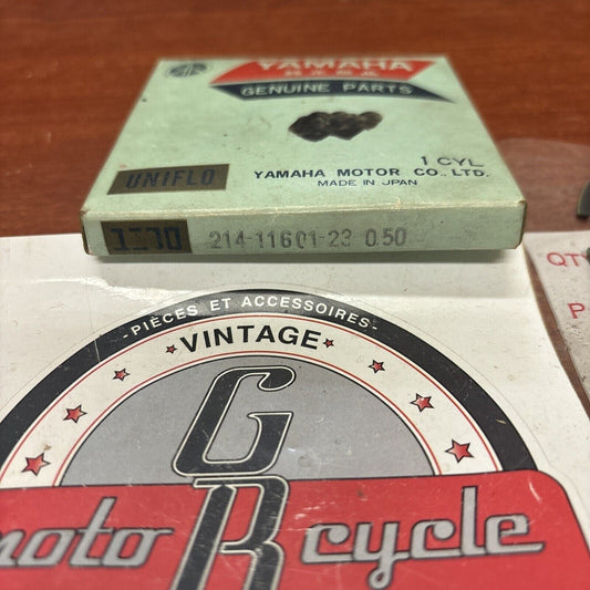 NOS Yamaha 1968 - 1971 DT1 PISTON RING 0.50 214-11601-23-00 Y174