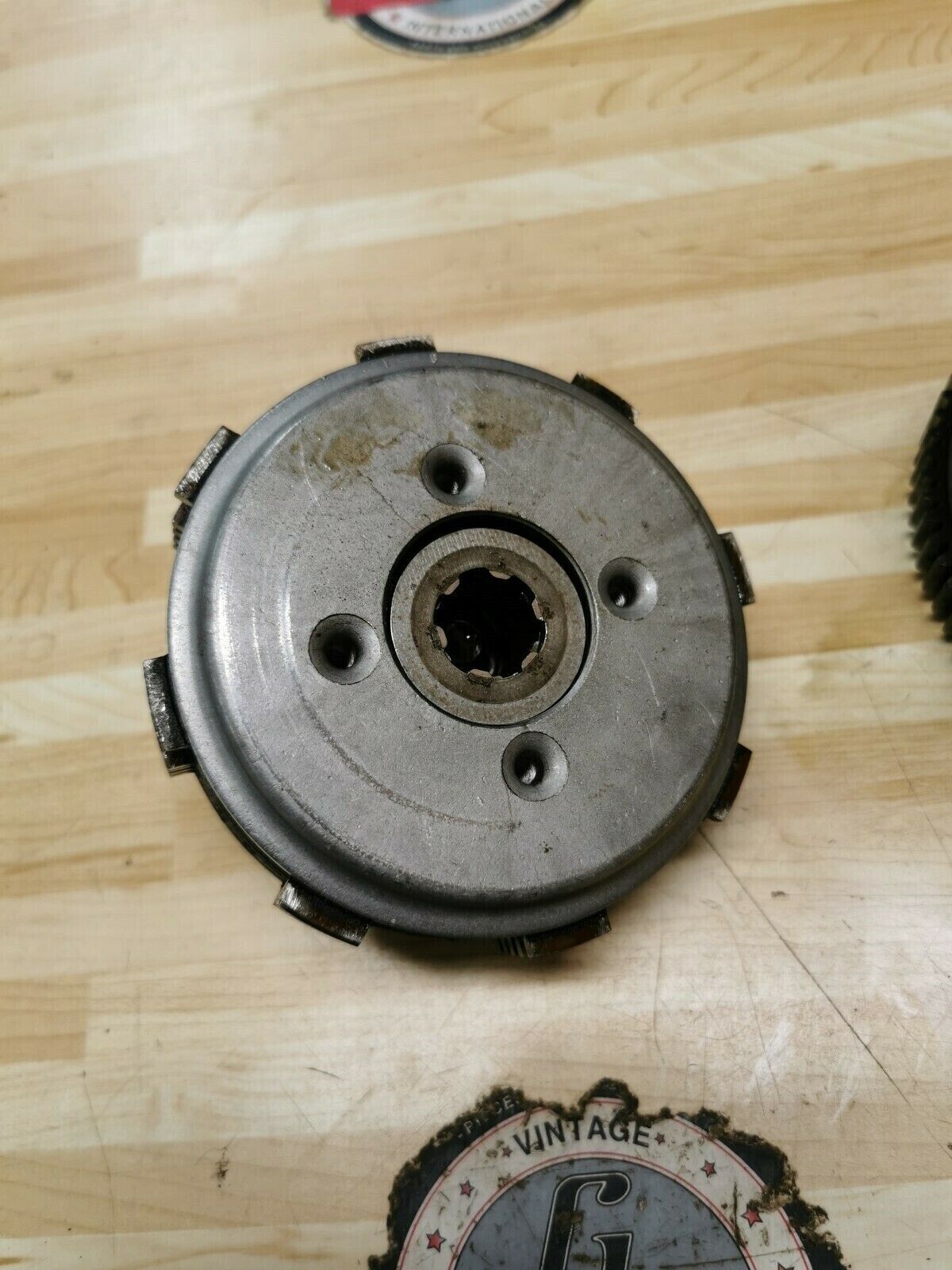 Honda CT125 1977 complete clutch outer center hub basket plate 22100-324-000