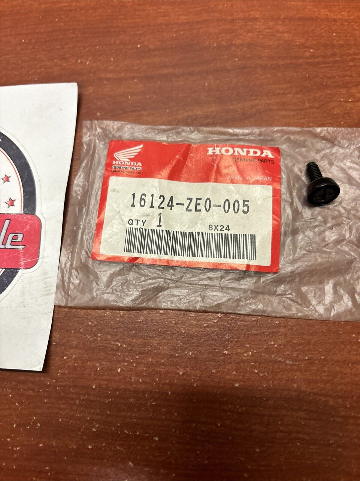 NOS Honda G100 GX100 GX110 GX120 GX160 THROTTLE STOP SCREW 16124-ZE0-005 H184
