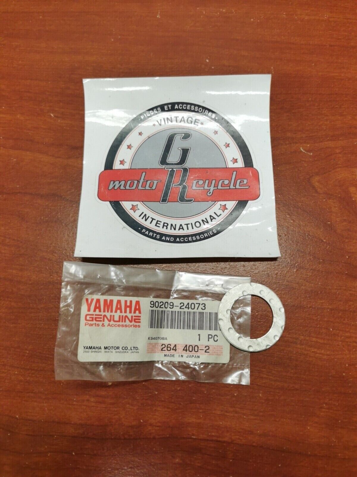 NOS Yamaha MX360 MX250 DT1 DT2 DT3 RT2 RT3 YR2 YA6 WASHER 90209-24073-00 Y98