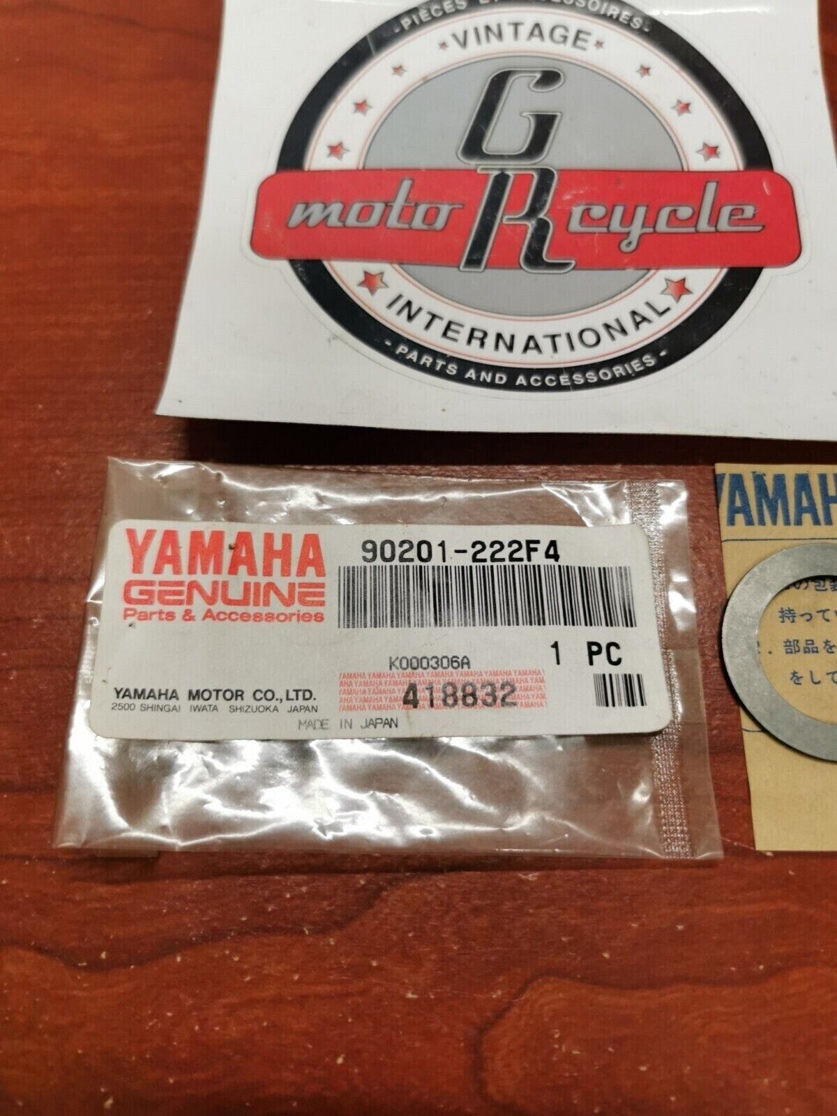 NOS Yamaha 1985 1986 TY350 1982 1983 XS400 PLATE WASHER 90201-222F4-00 Y99