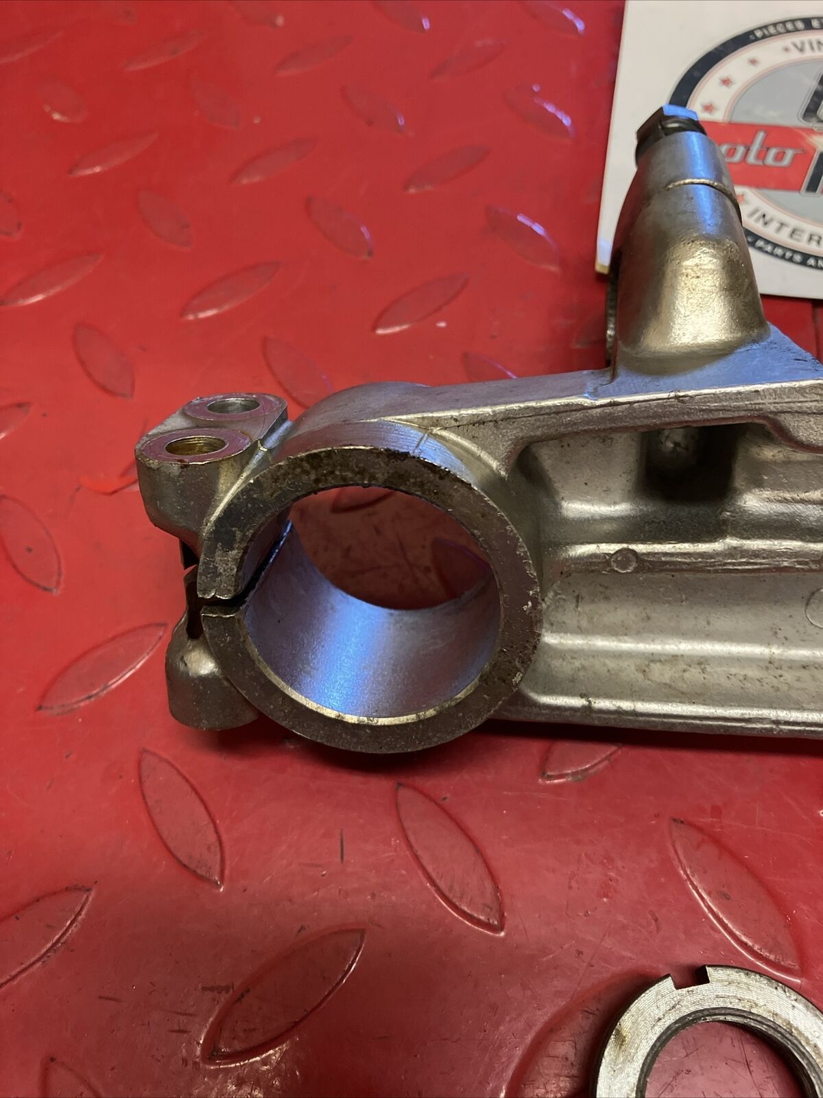 Kawasaki KX125 1980 steering stem head top triple clamp tree