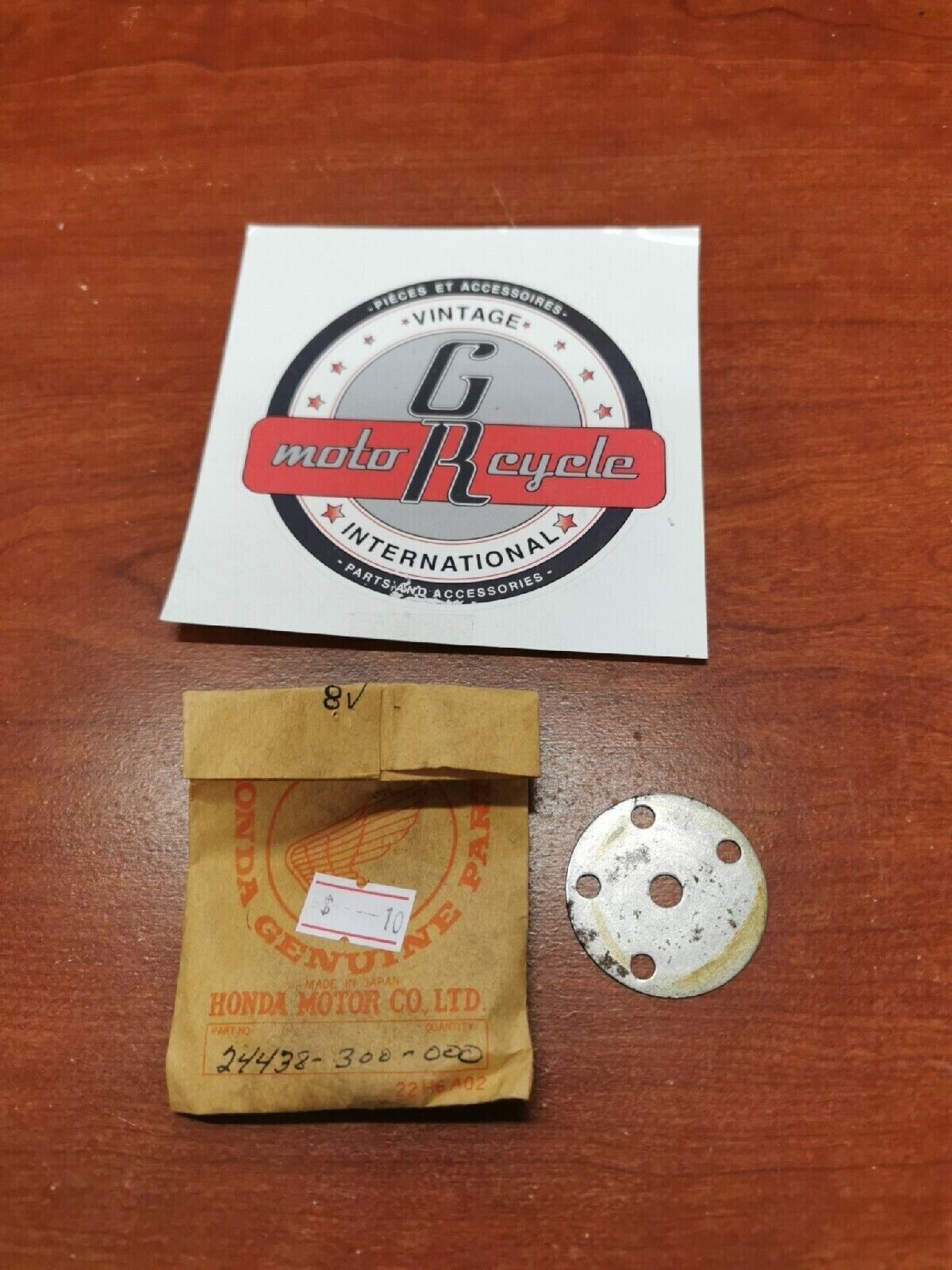 NOS Honda 1976 CB750K PLATE, SPACER 24438-300-000 H34