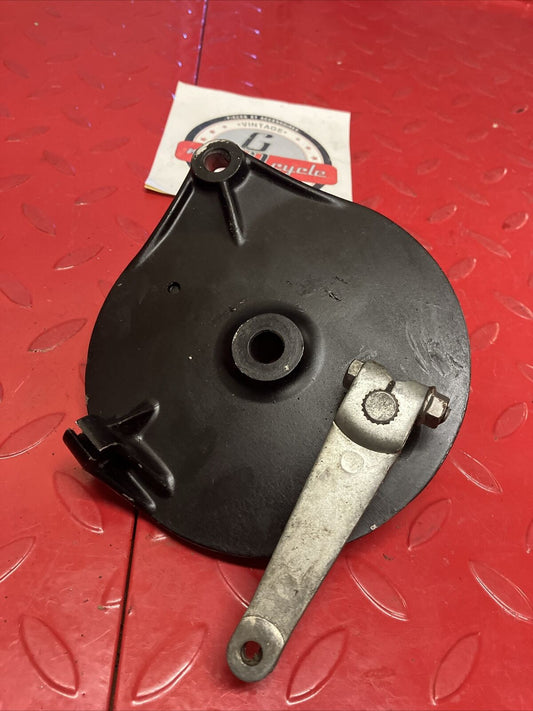 Kawasaki KX125 1980 Front brake panel plate drum cover KDX175