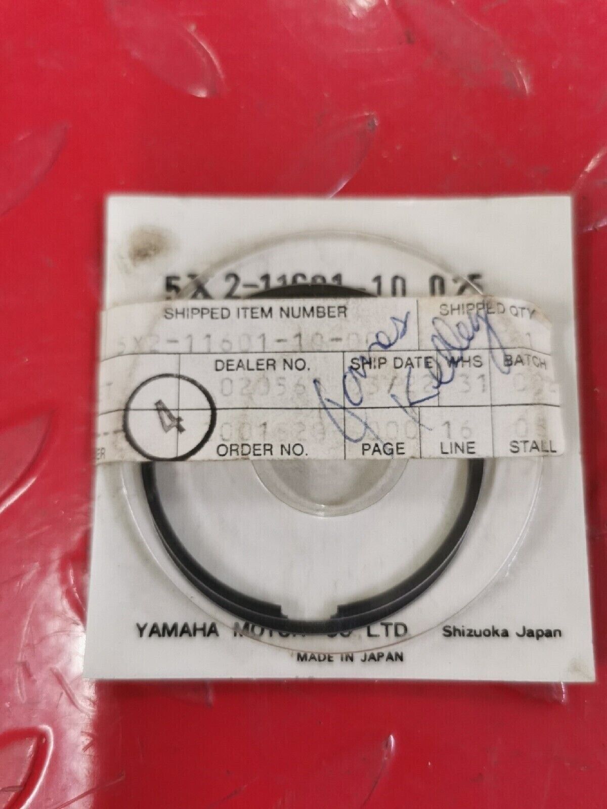 NOS YAMAHA YZ80 1981  PISTON RING  SET 1ST   5X2-11601-10-00  Y50