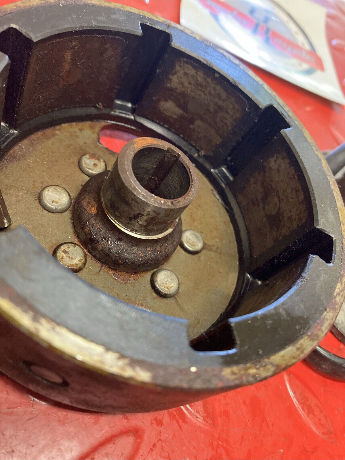 Honda MT125 1975 stator flywheel assy rotor magneto alternator 1974 1976