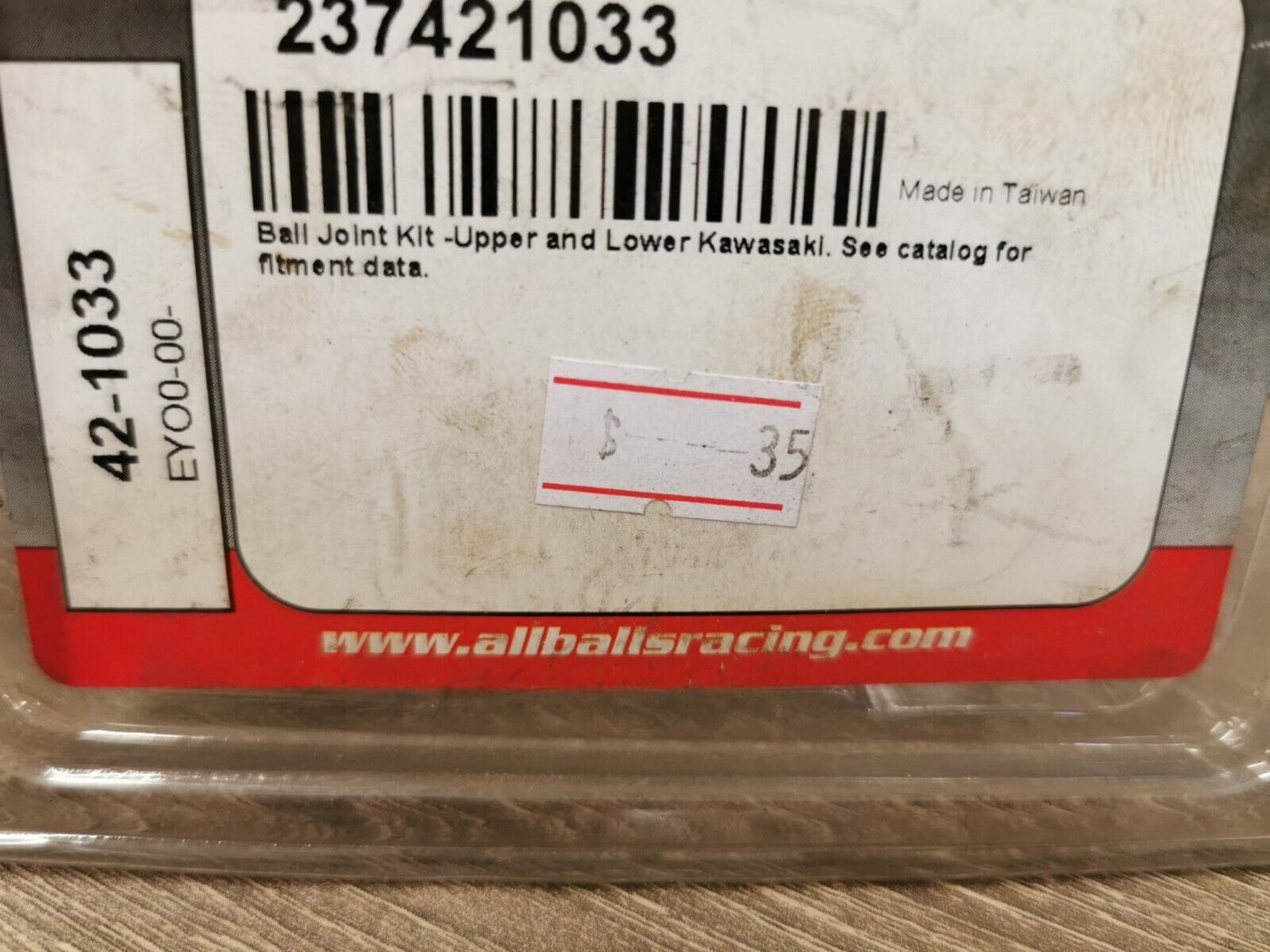 NOS ALL BALLS Kawasaki KFX700 KVF650 Mule PRO FX 800  BALL JOINT KIT 42-1033 J51