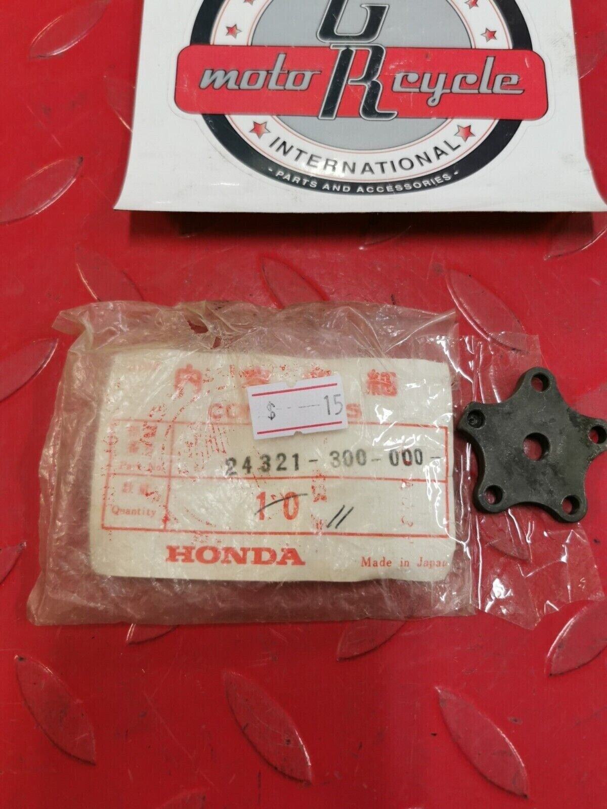 NOS Honda CB750K PLATE DRUM STOPPER 24321-300-000 H32