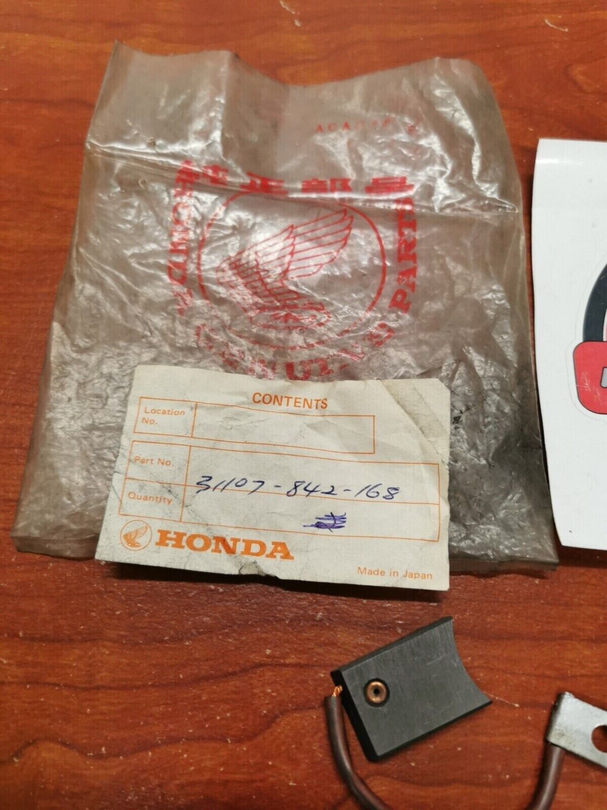 NOS Honda EG1500 ER1500 EC150 BRUSH 31107-842-168 H64
