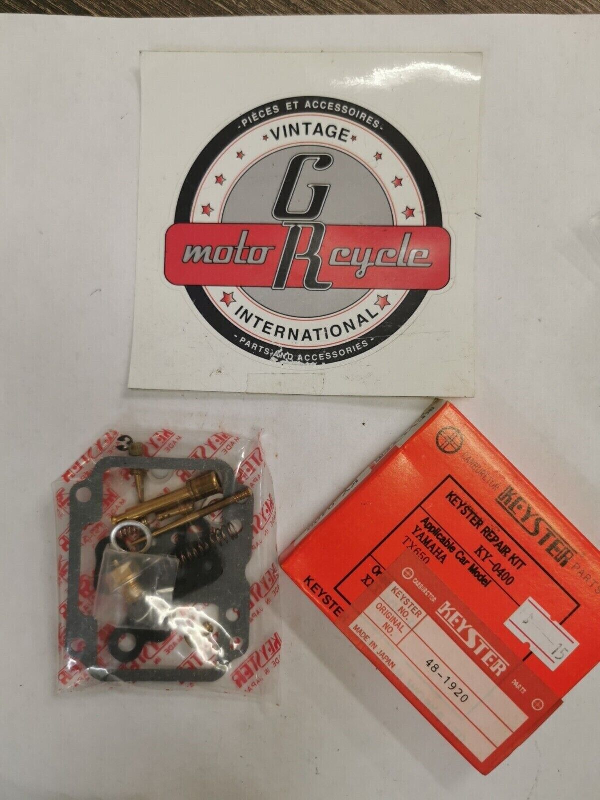 NOS KEYSTER YAMAHA TX650 Carb Rebuild Kit 48-1920 J20