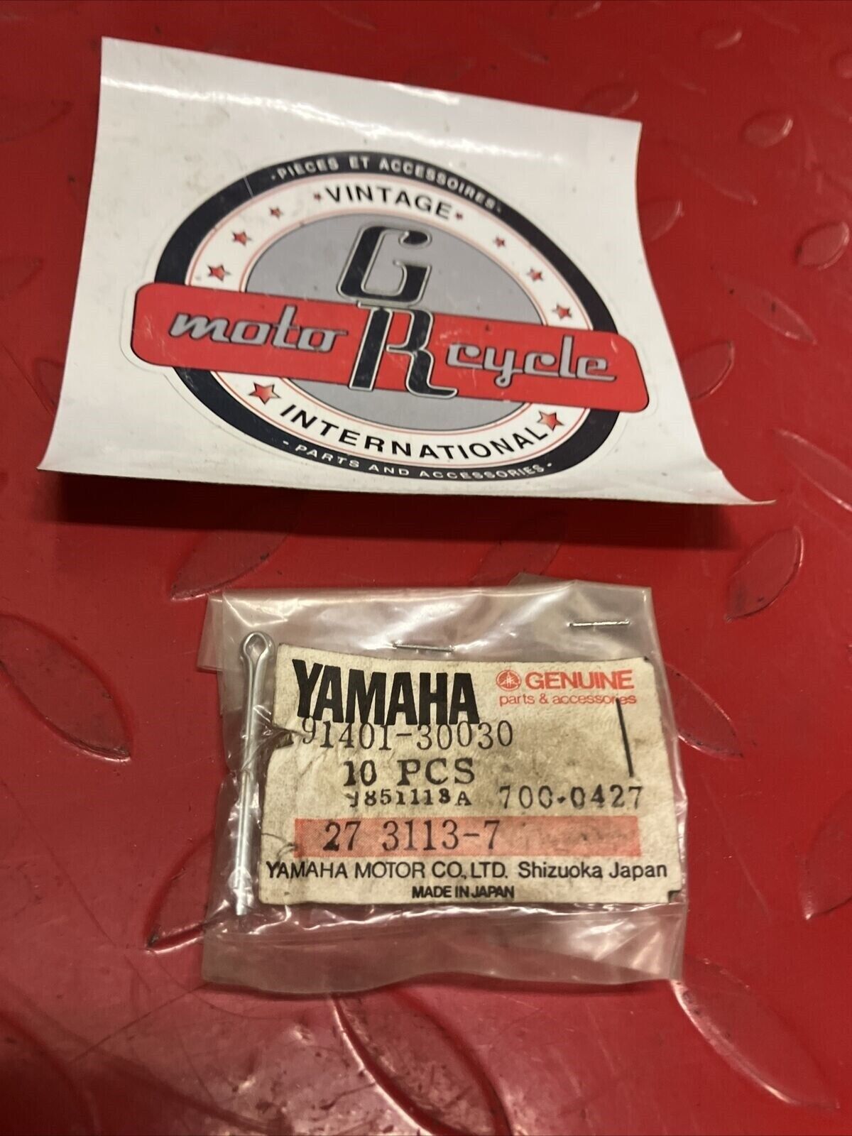 NOS YAMAHA COTTER PIN 91401-30030-00 SUB BY 91490-30030-00 Y66