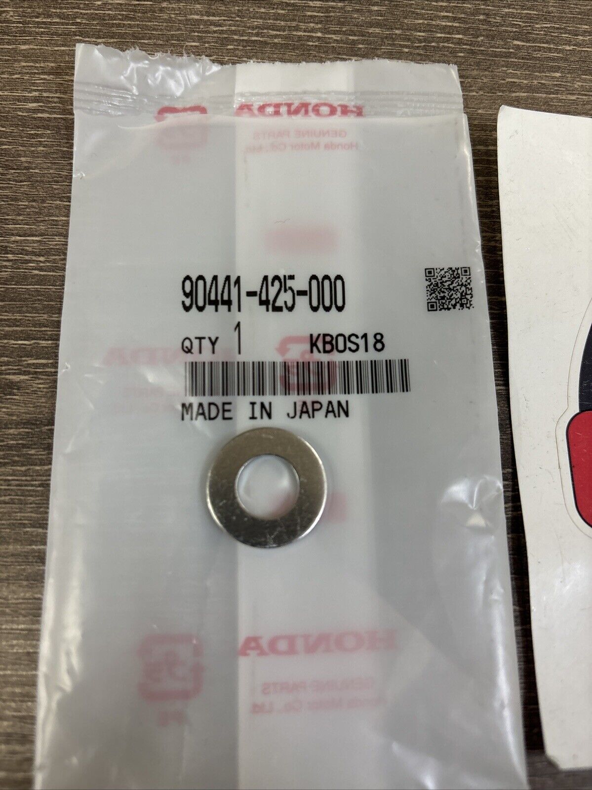 NOS Honda CB1100 CB750 CB900 MTX125RW WASHER 10MM 90441-425-000 H128
