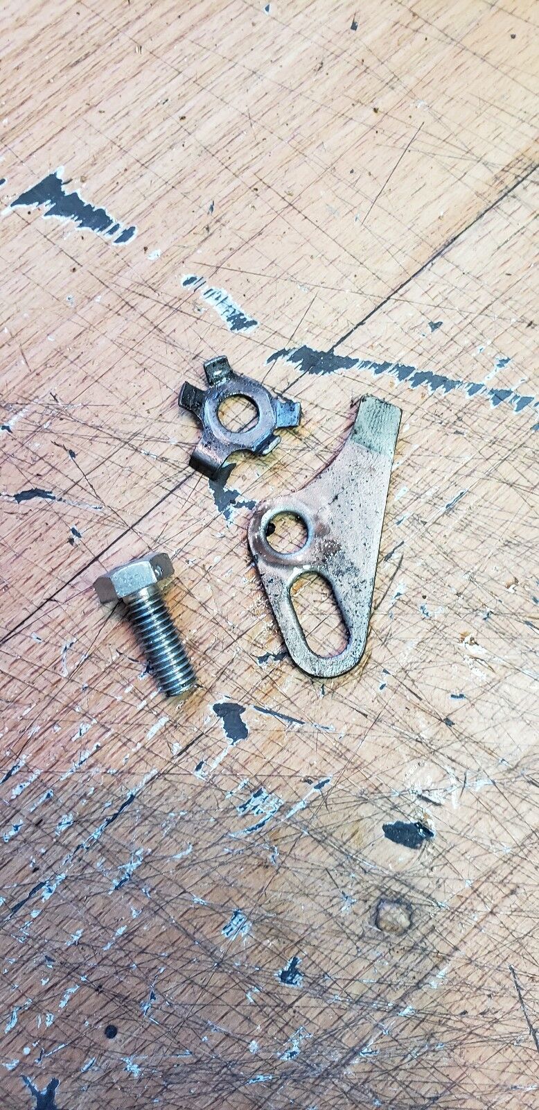 CR80R 1985 kick starter ratchet guide plate washer 28259-GC4-700 1983 - 1995