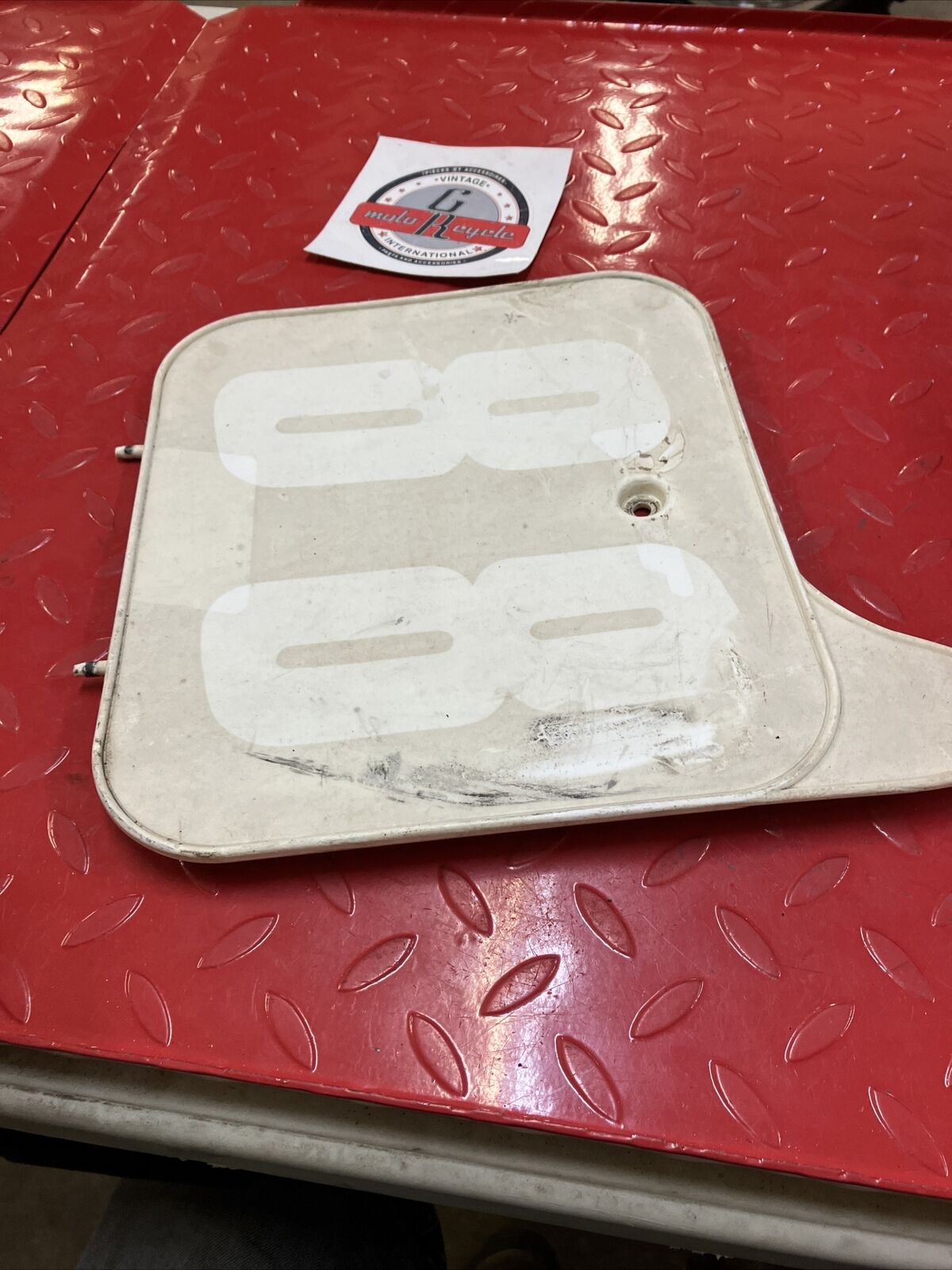 Honda CR250R 1988 front number plate panel fairing CR125R CR500R 61136-ML3-840