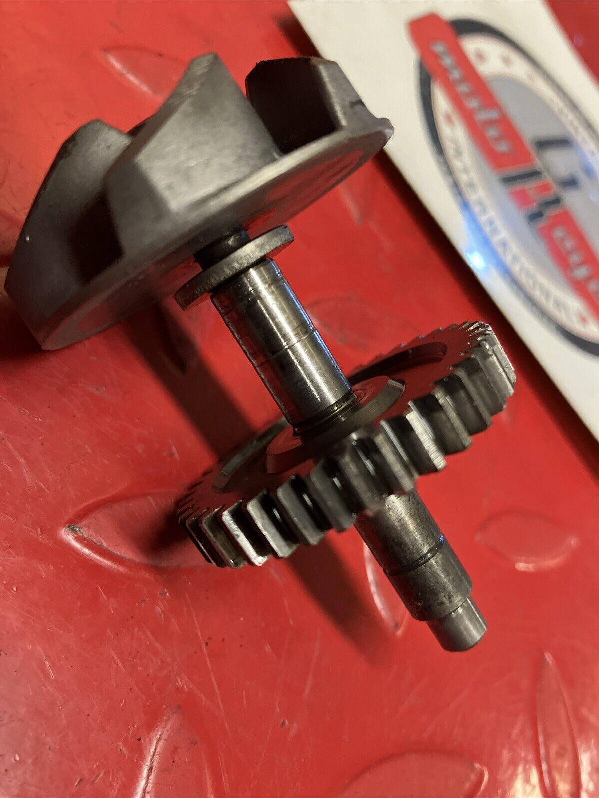Kawasaki KX125 1987 Water pump water pump shaft gear impeller 1985 1986