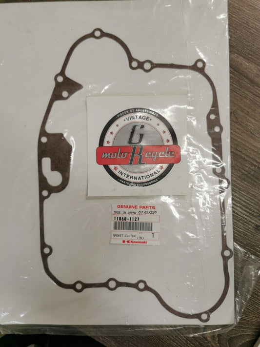 NOS KAWASAKI KLR250 KL250 1985 - 2005 CLUTCH COVER GASKET 11060-1127 K31