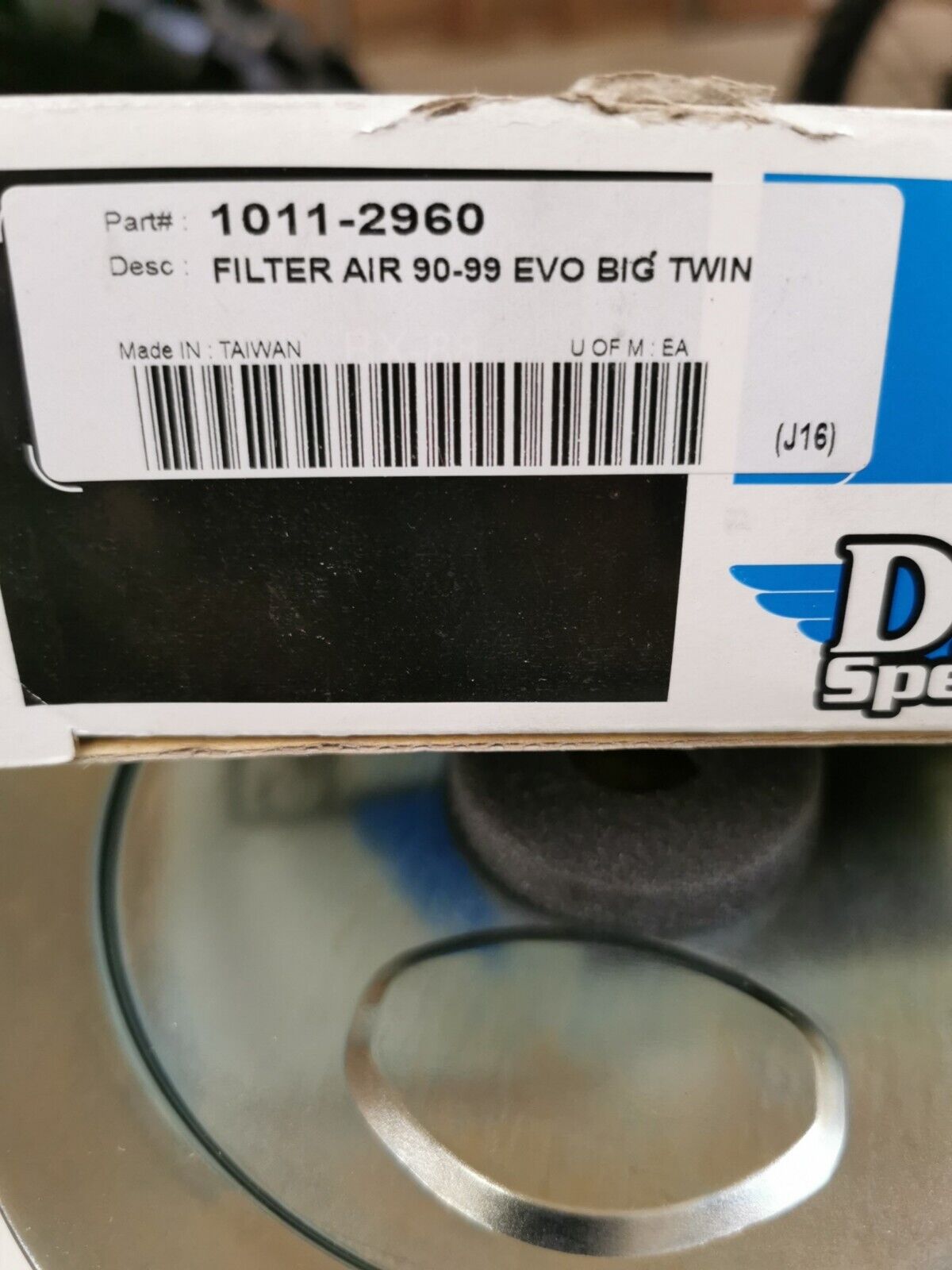 NOS Drag Specialties HARLEY DAVIDSON Air Filter Element 1011-2960 J36