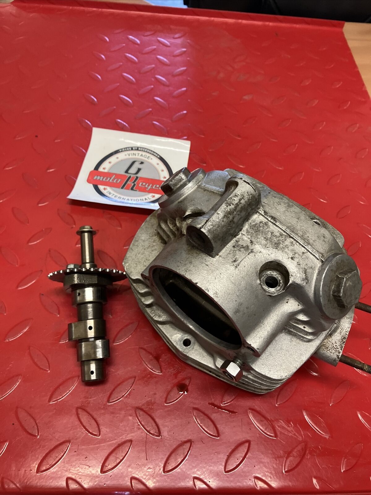 Honda TL125 K1 1974 cylinder head valve rocker camshaft 1973 1975