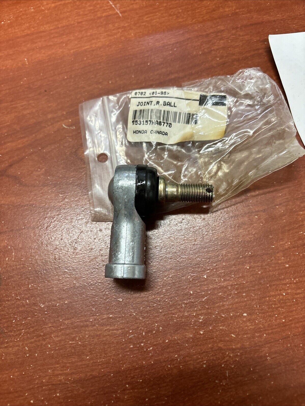 NOS Honda 1987 TRX250 JOINT BALL RIGHT HAND THREAD 53157-HA8-770 H145