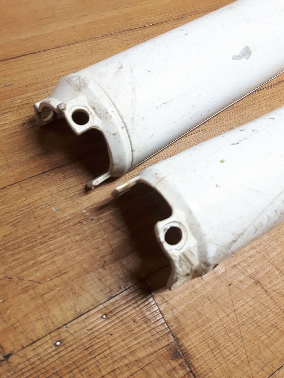 CR250R 1991 front fork guard protector plastic CR125R CR500R 1991 51620-KZ3-000