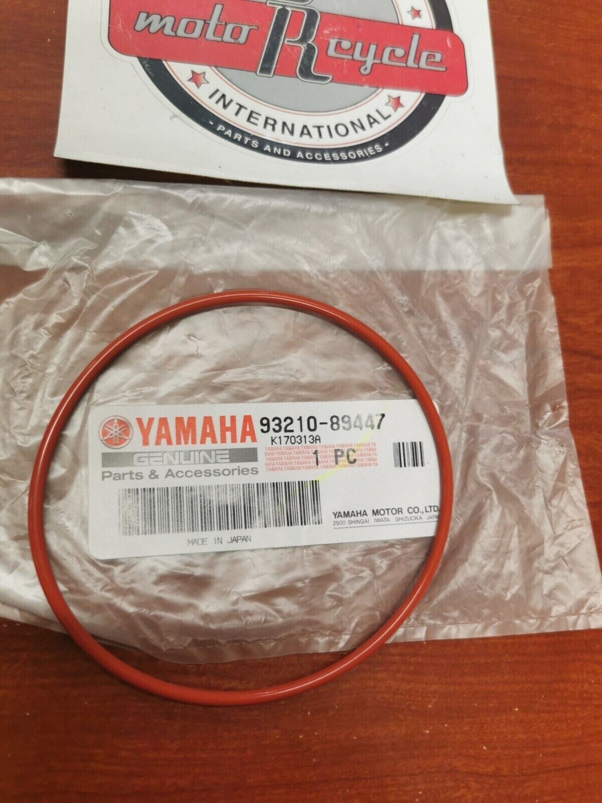 NOS Yamaha XV750 TT350 XT350 YFM45 YXR45 O-RING 93210-89447-00 Y81