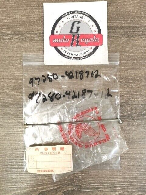 NOS HONDA CL90 S110 S90 SPOKE A REAR 97280-4218712 97280-42187-12 H81