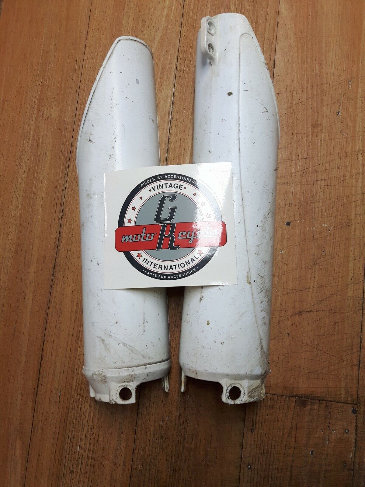 CR250R 1991 front fork guard protector plastic CR125R CR500R 1991 51620-KZ3-000