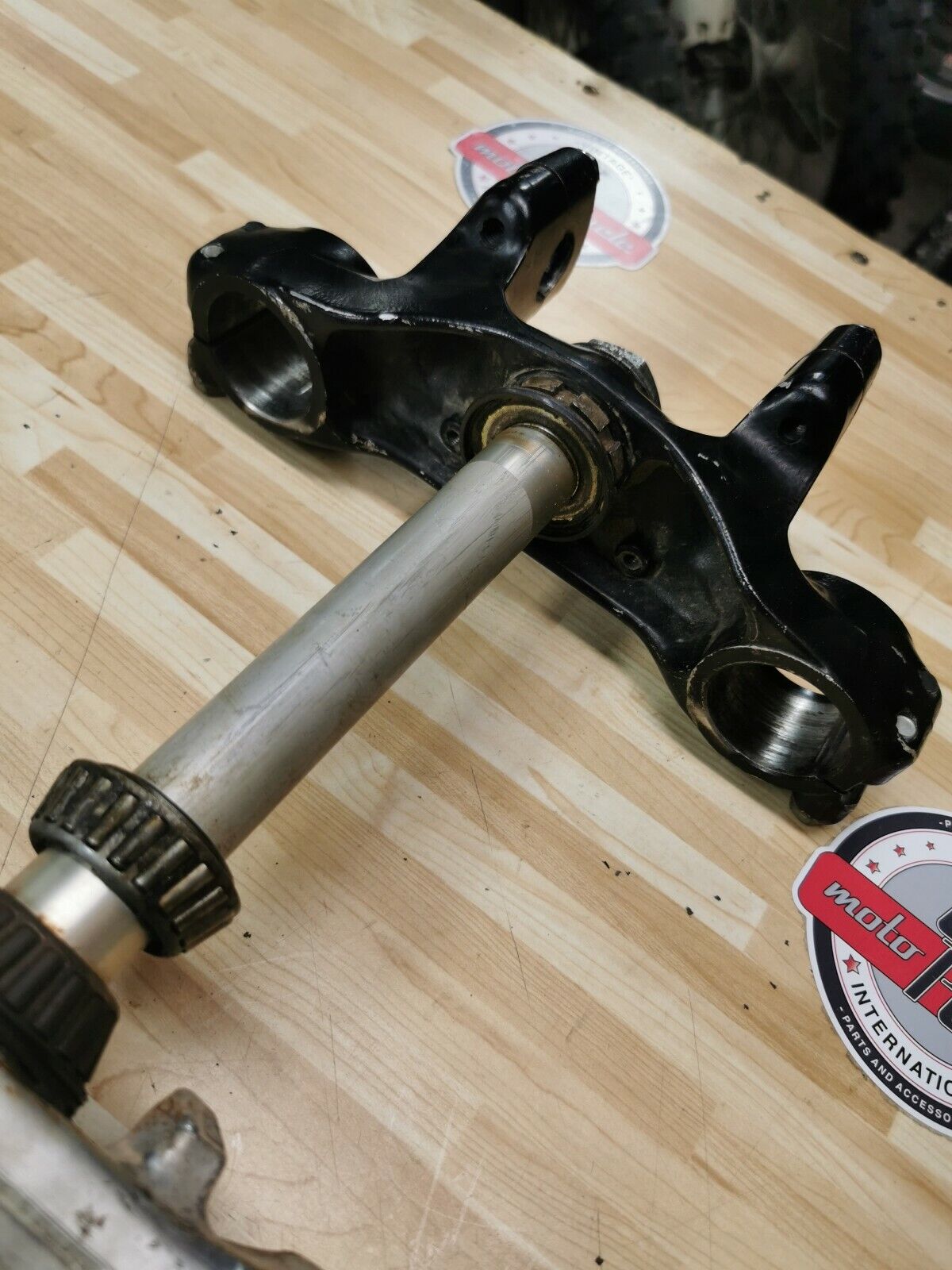Honda XR350R 1983 steering stem triple clamp tree 1984 53200-KF0-000 2