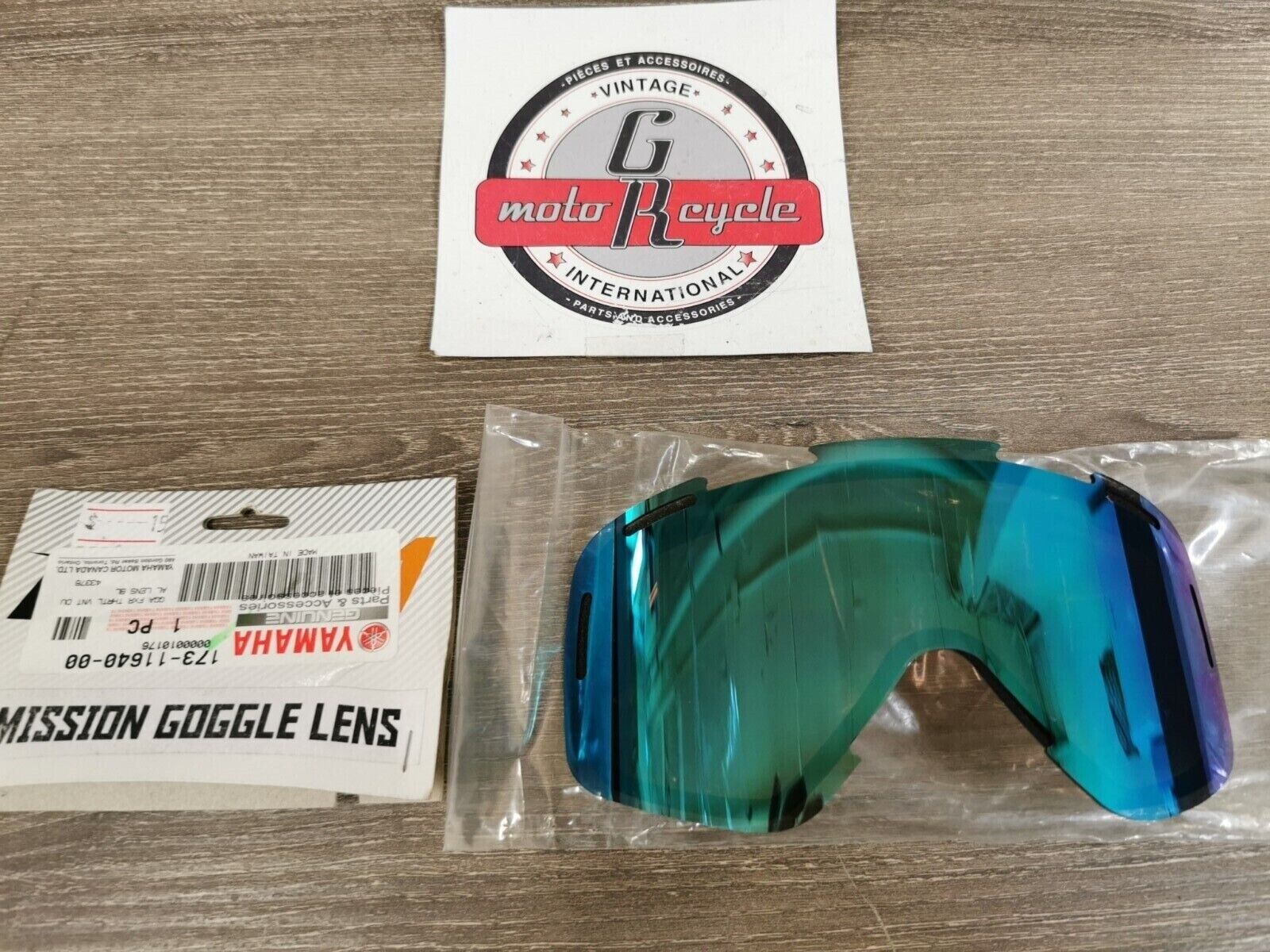 NOS FXR YAMAHA MISSION GOGGLE LENS VENOM 173-11570-00 J48