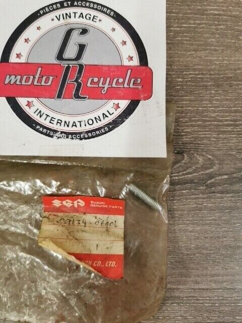 NOS SUZUKI A100 DR100 DR125 GN125 GN250 GP100 GR650 TS125 SCREW 09134-06001 S54