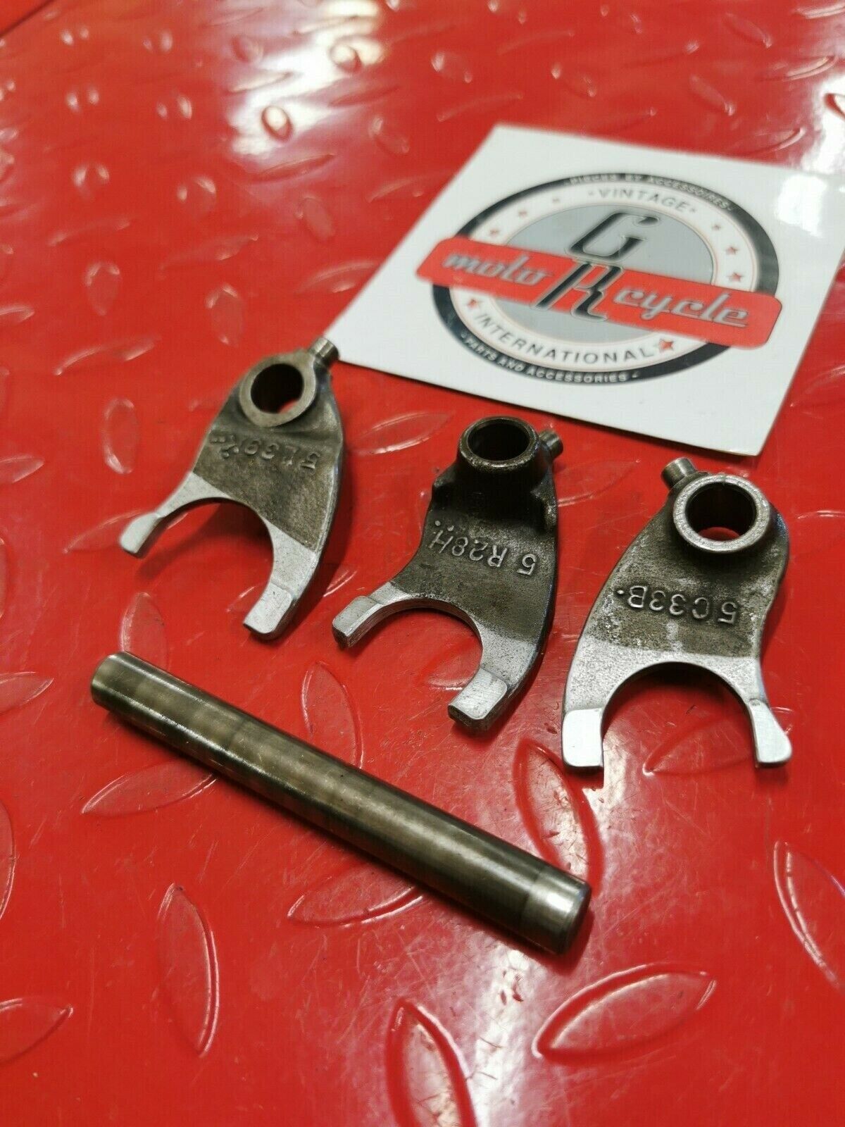 Honda XL100S 1982 transmission gearshift gear shift forks 24221-115-000